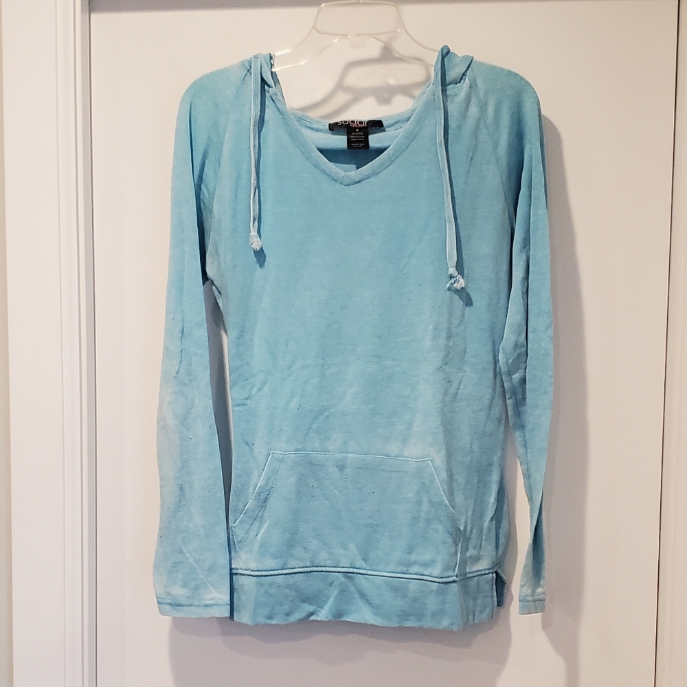 Lightweight Blue Hoodie